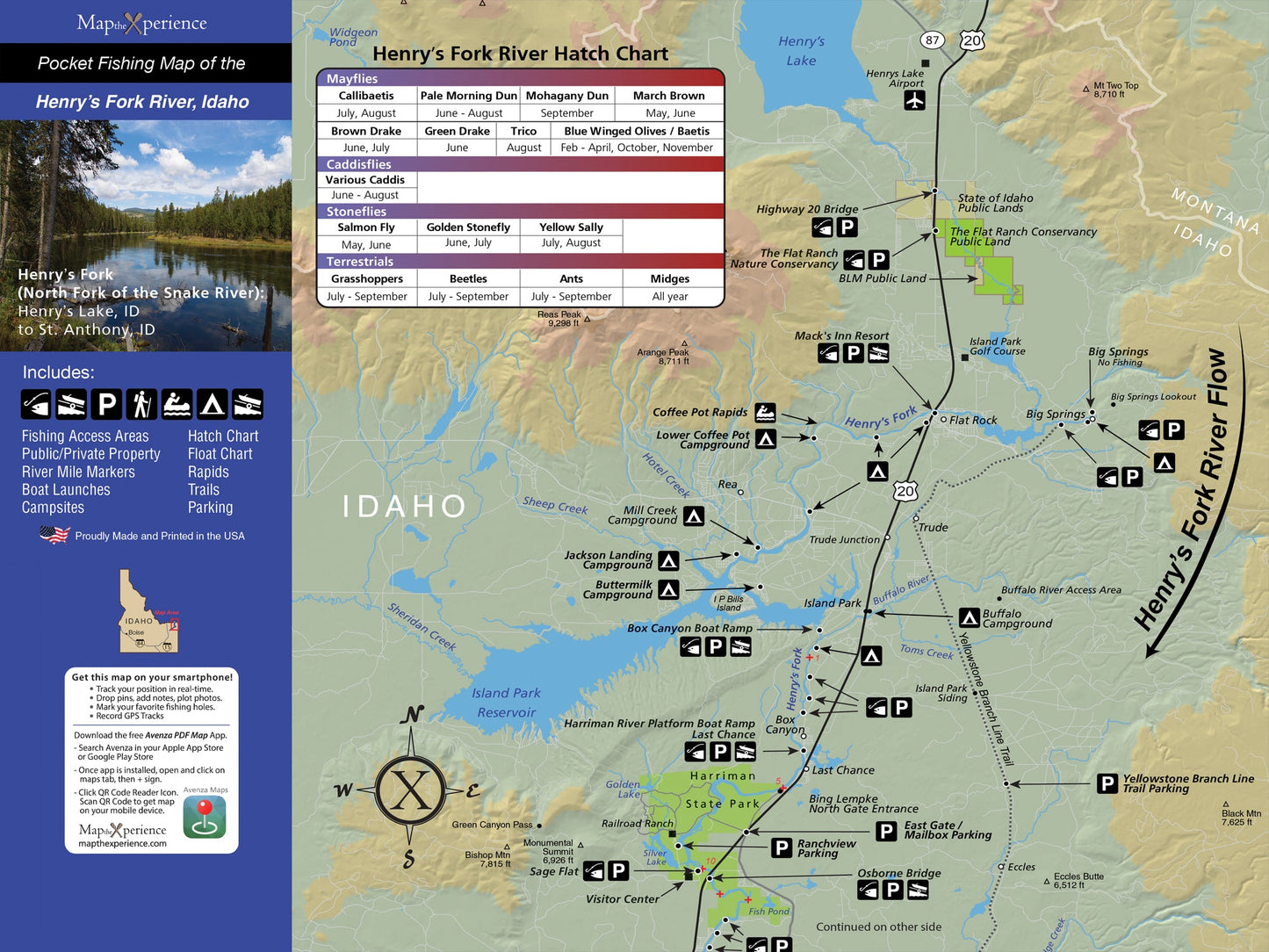 Henry’s Fork Idaho Fly Fishing Map | Public Access Guide