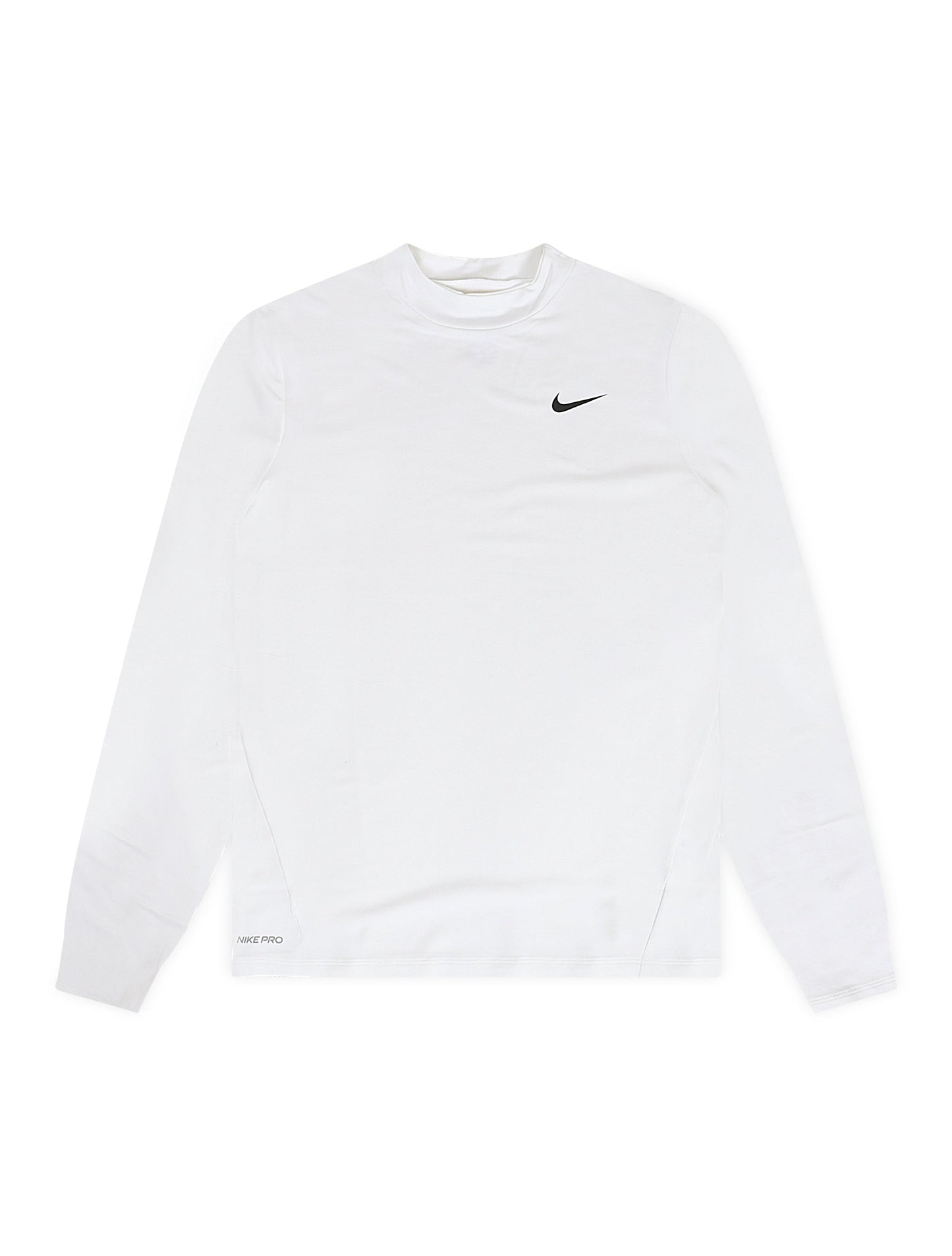 Nike Womens Pro Intertwist Long Sleeve - White/Black