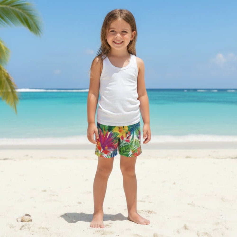 Kids Hawaiian Tropical Board Shorts