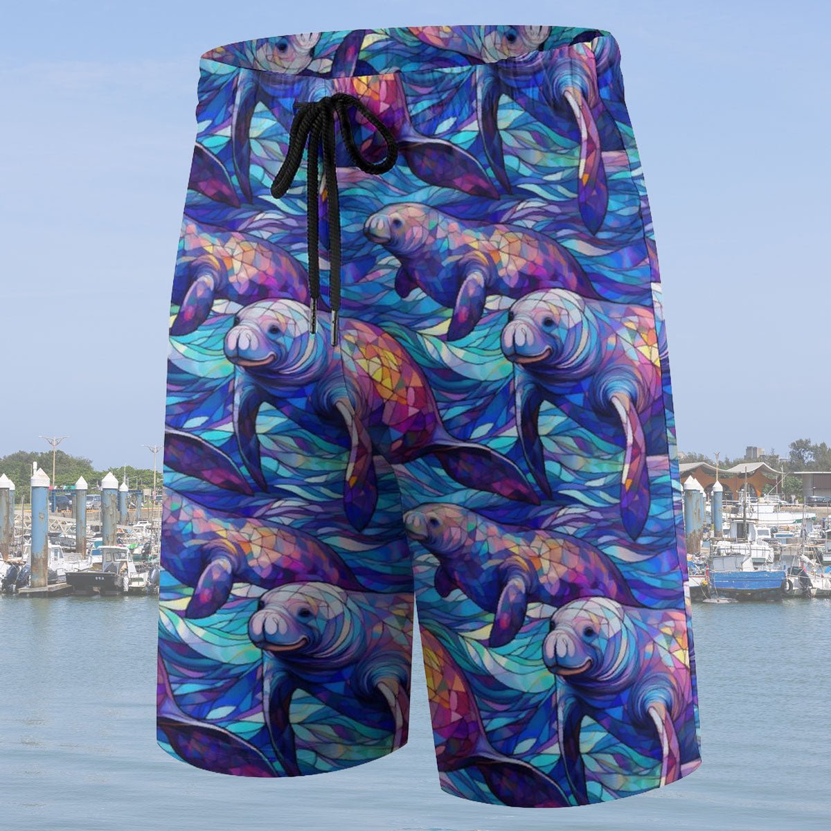 Kids Manatee Beach Shorts | Quick-Dry Fabric