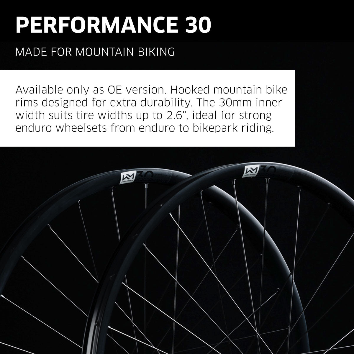 NEWMEN - Wheel (Front) - Performance 30 Base | Trail - [D]