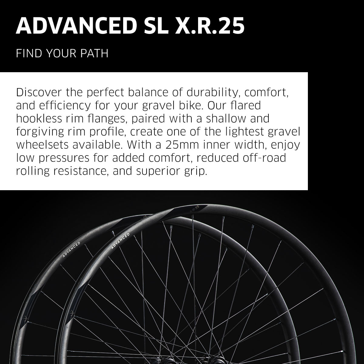 NEWMEN - Wheel (Rear) - Advanced SL X.R.25 | Gravel - [D]
