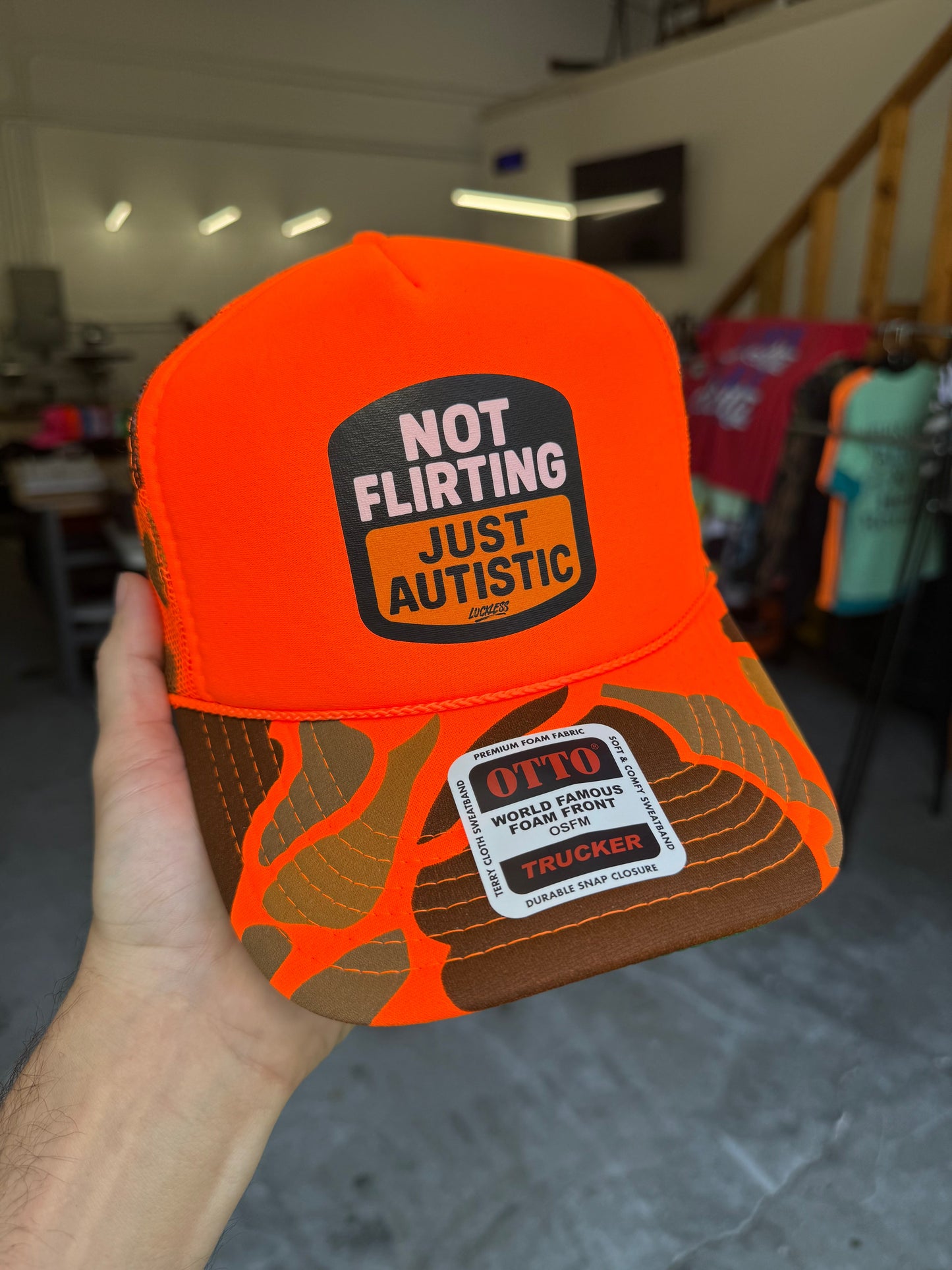 Not Flirting Trucker Hat