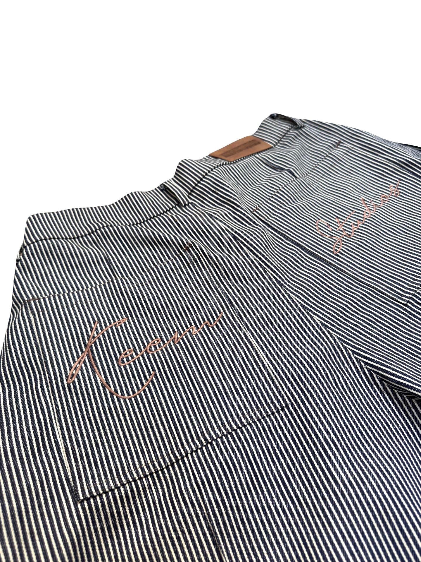 Pin- Stripe Pleated Short