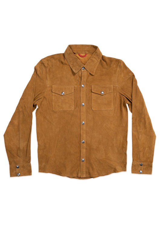 Goat Suede Roughneck Over Shirt