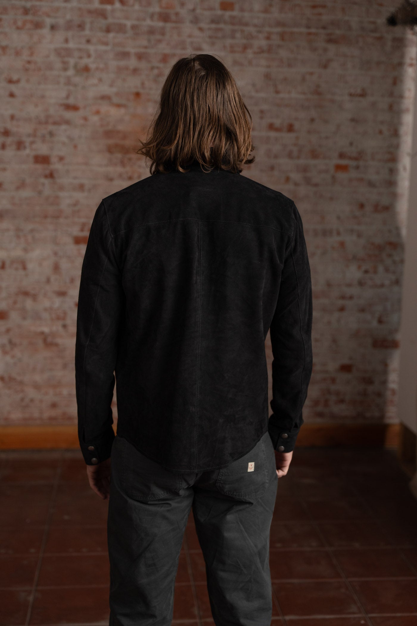 Goat Suede Roughneck Over Shirt
