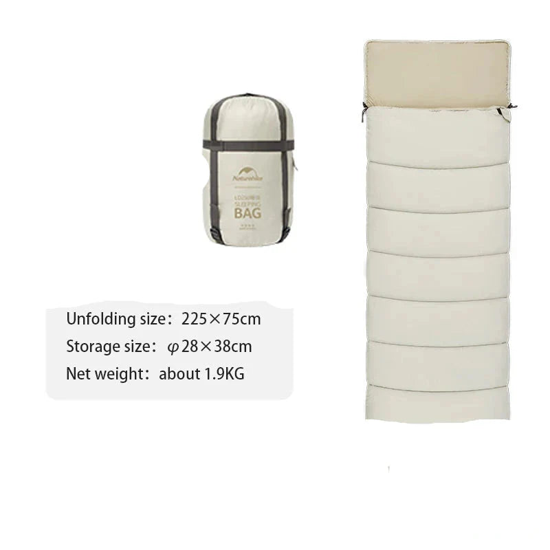 2-in-1 Cotton Sleeping Bag Versatile for All Seasons