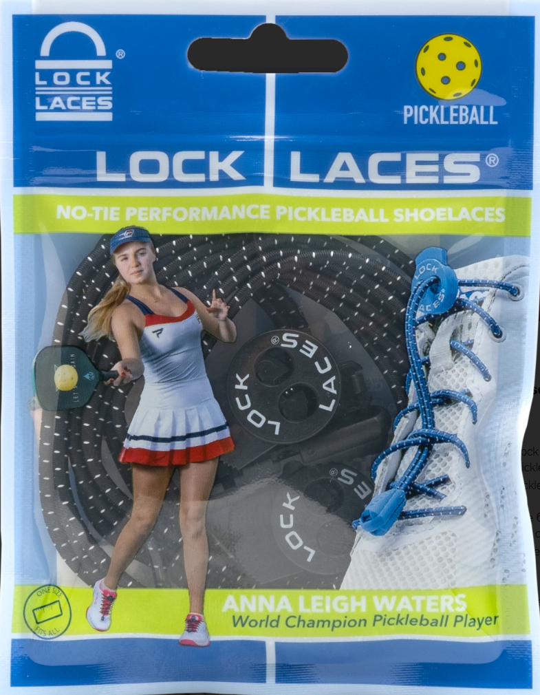 Lock Laces Original No-Tie Shoelaces - LOTS OF COLOR, Boot Laces, Flat Laces, & Pickleball Laces