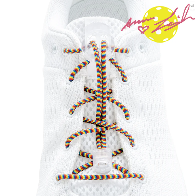 Lock Laces Original No-Tie Shoelaces - LOTS OF COLOR, Boot Laces, Flat Laces, & Pickleball Laces