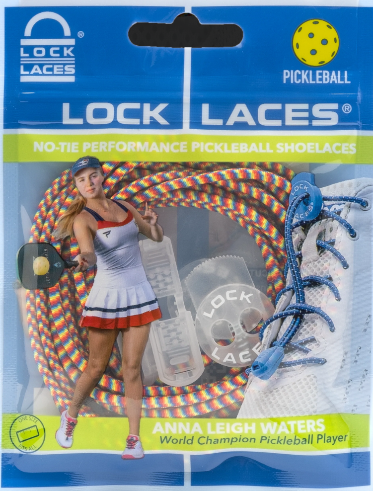 Lock Laces Original No-Tie Shoelaces - LOTS OF COLOR, Boot Laces, Flat Laces, & Pickleball Laces