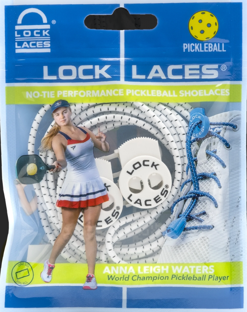 Lock Laces Original No-Tie Shoelaces - LOTS OF COLOR, Boot Laces, Flat Laces, & Pickleball Laces