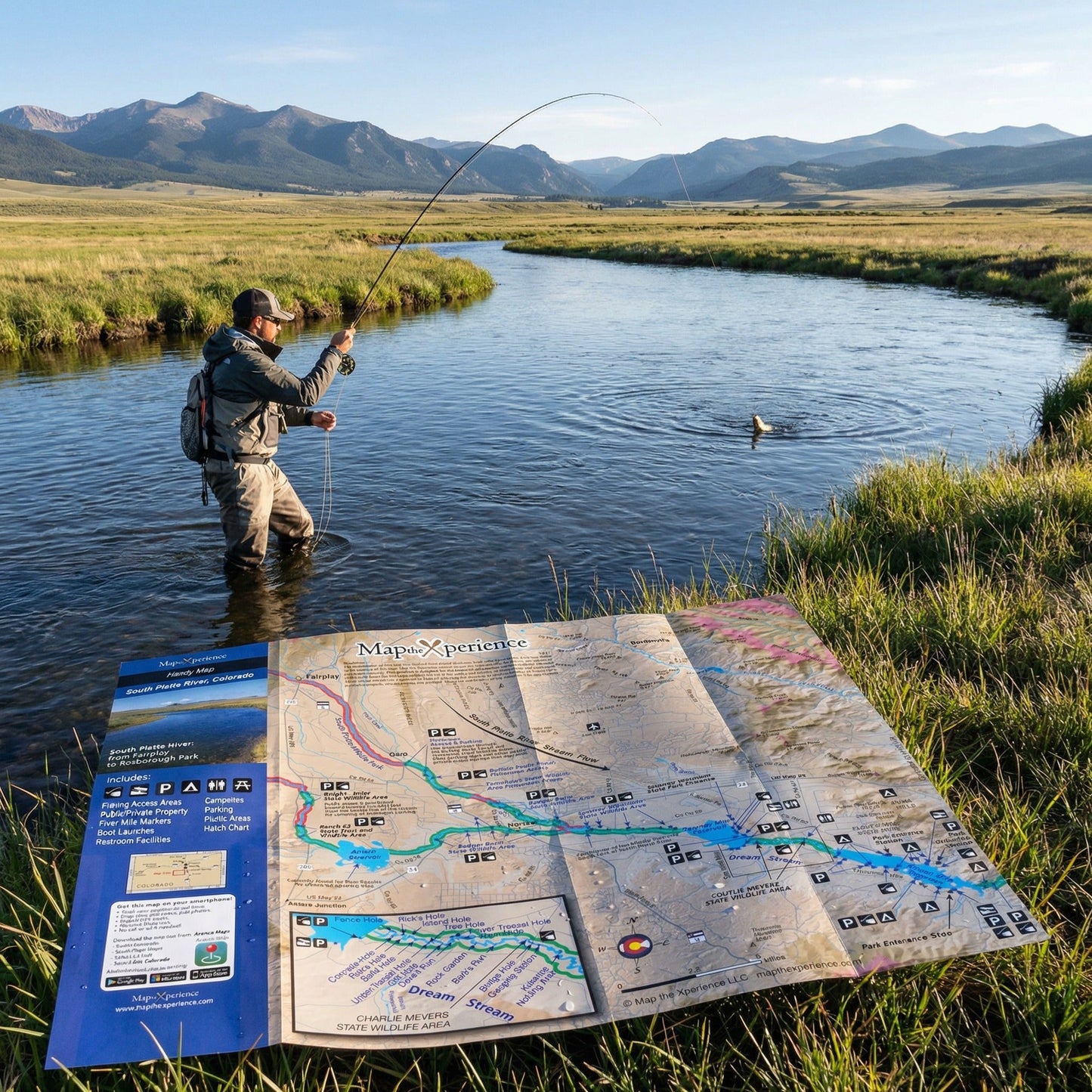 South Platte River Colorado Fly Fishing Map | Public Access Guide