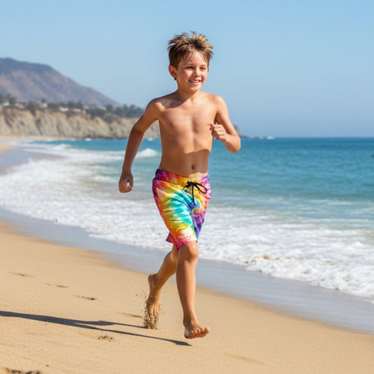 Kids Tie Dye Beach Shorts | Summertime Fun