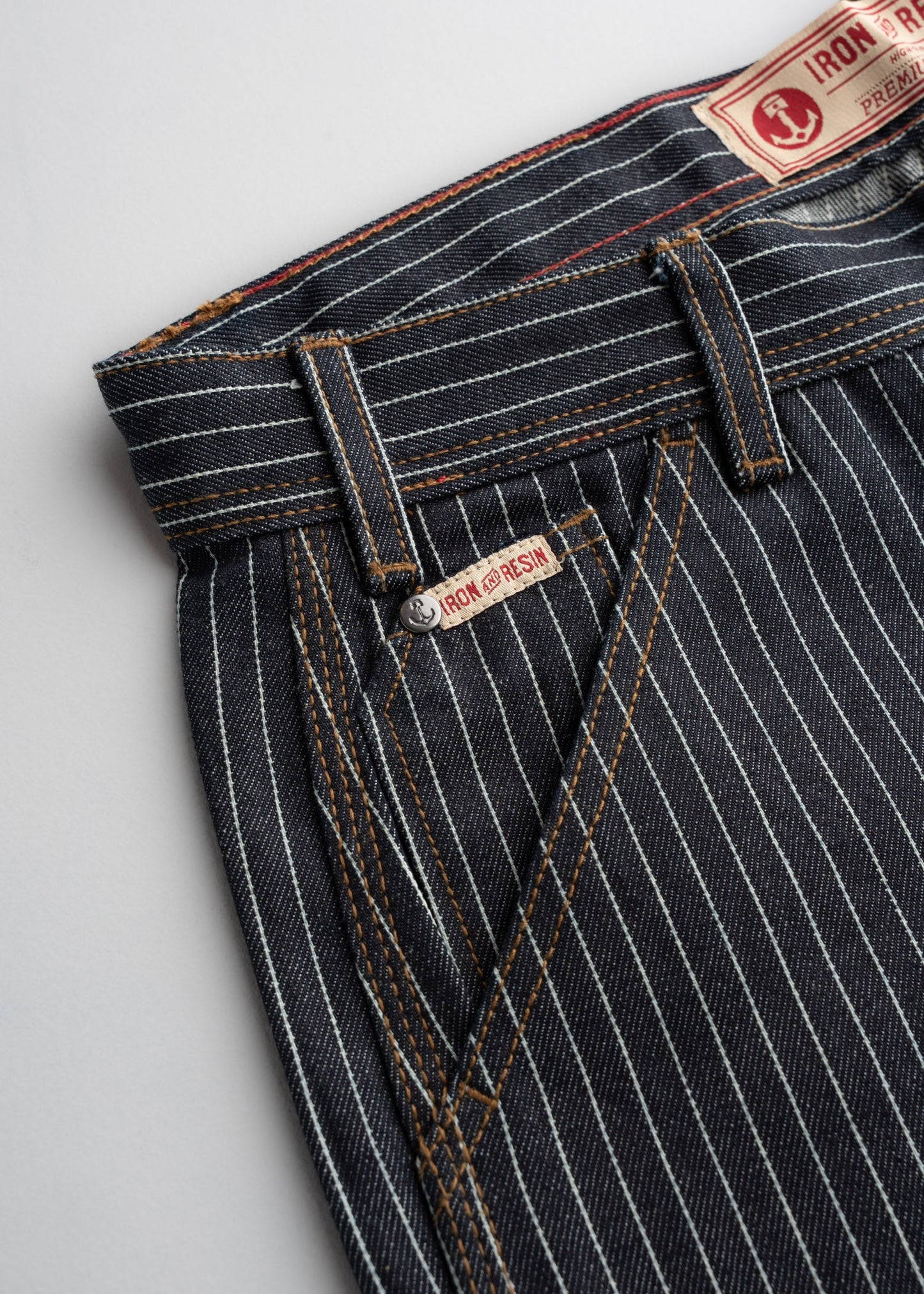 Trapper Striped Denim Pant