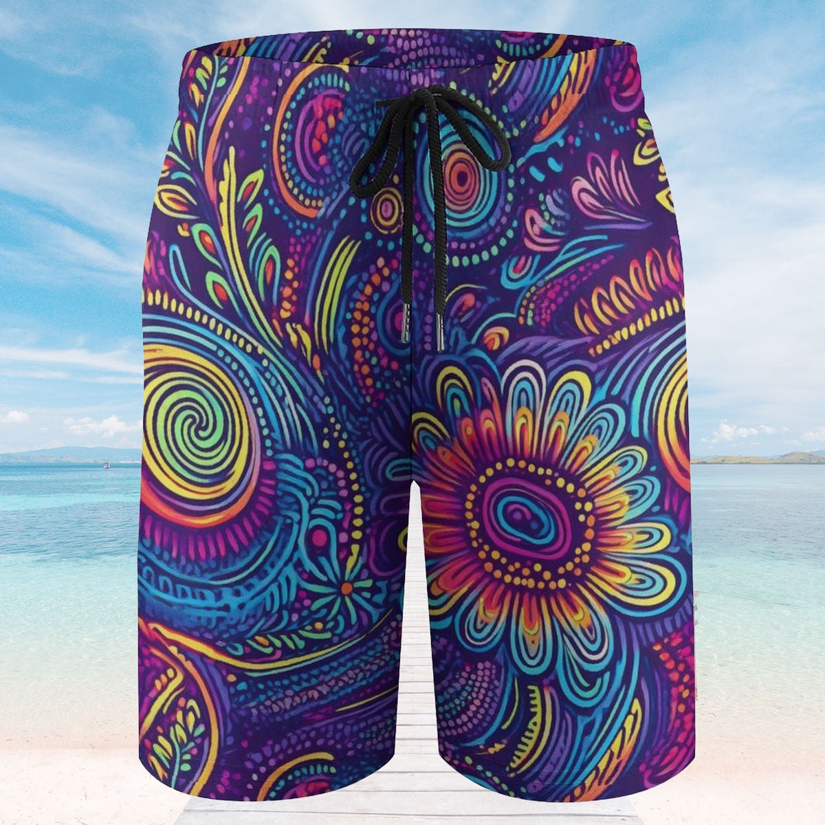 Kids Sundance Beach Shorts | Cool Tribal Design