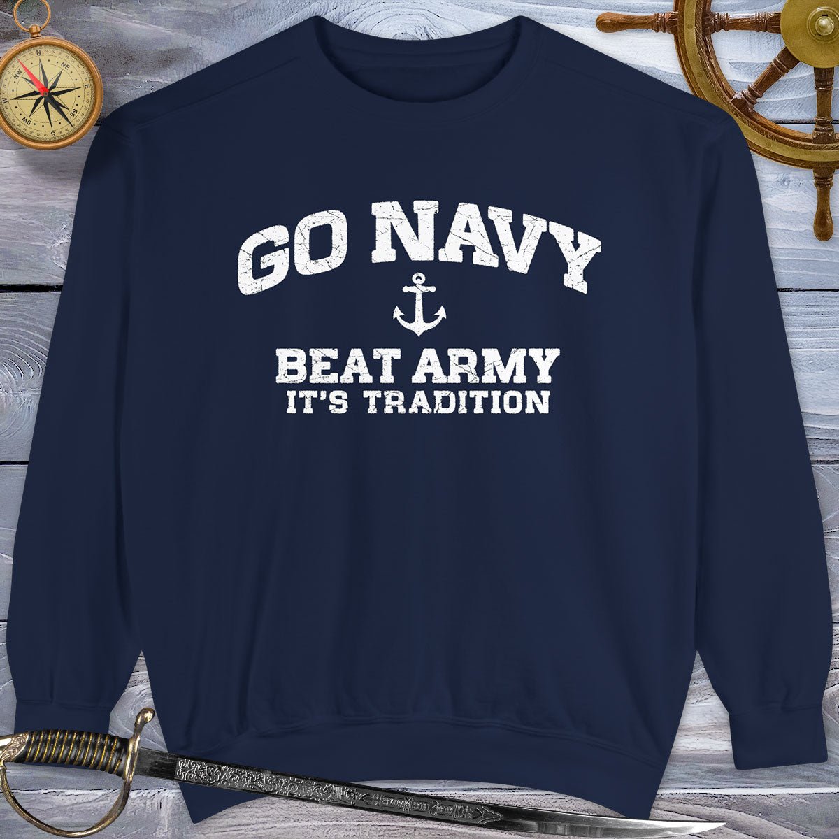 Go Navy Sweatshirt ⚓️ "Go Navy, Beat Army! It's Tradition"