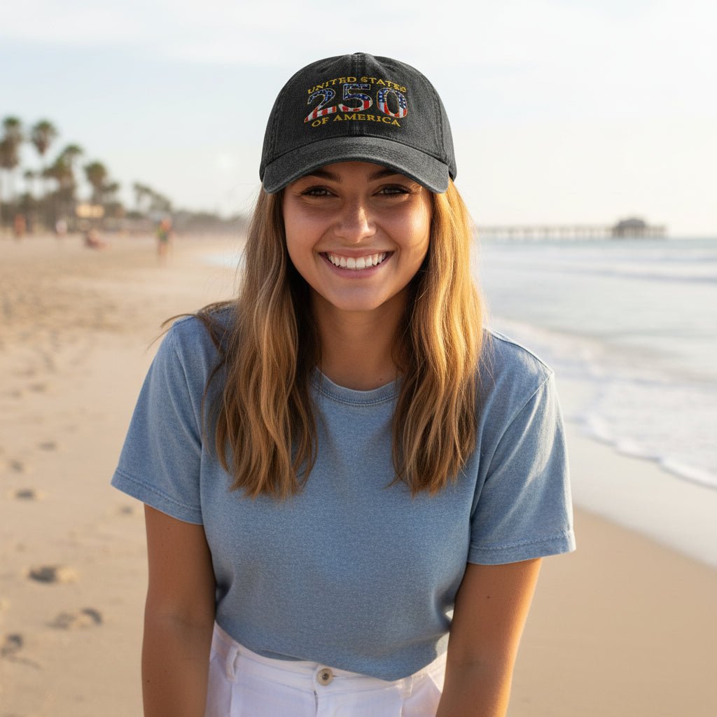 Collect Your USA 250th Anniversary 🇺🇸 Vintage Cotton Twill Baseball Cap