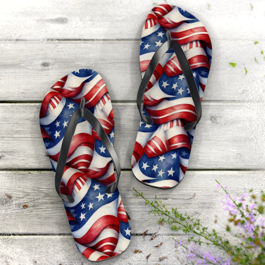 Patriotic Flip Flops | By Bongo Beachwear 🇺🇸