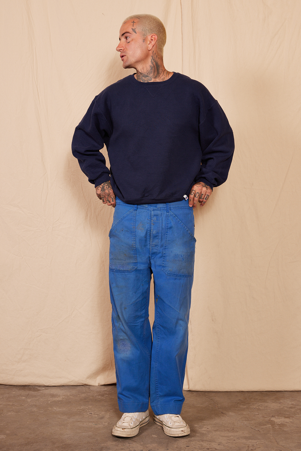 Vintage 1980s Navy Sweatshirt