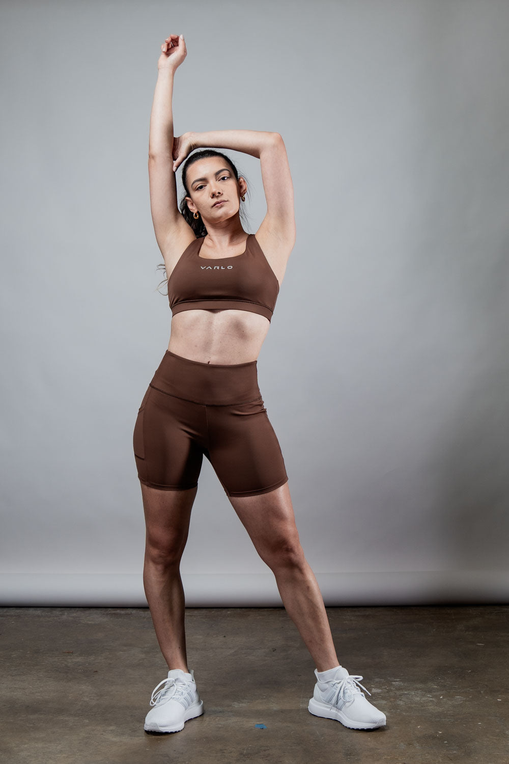 Women's SOHO Cross Back Sports Bra (City Mocha)