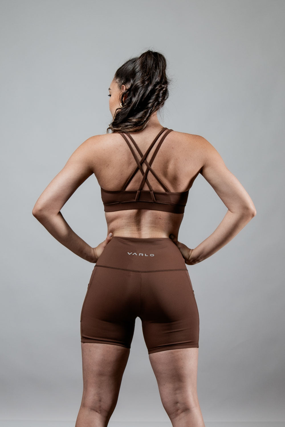 Women's SOHO Cross Back Sports Bra (City Mocha)
