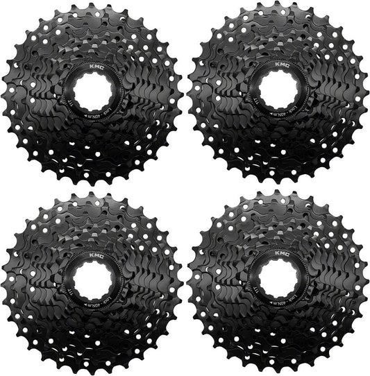 KMC REACT Cassette - 9-Speed 11-32t HG Driver Compatible Black 4 pk.