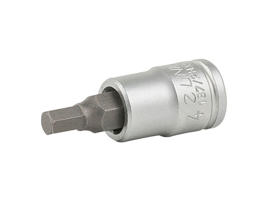 Unior Hex Bit 1/4" Drive 4mm Tool