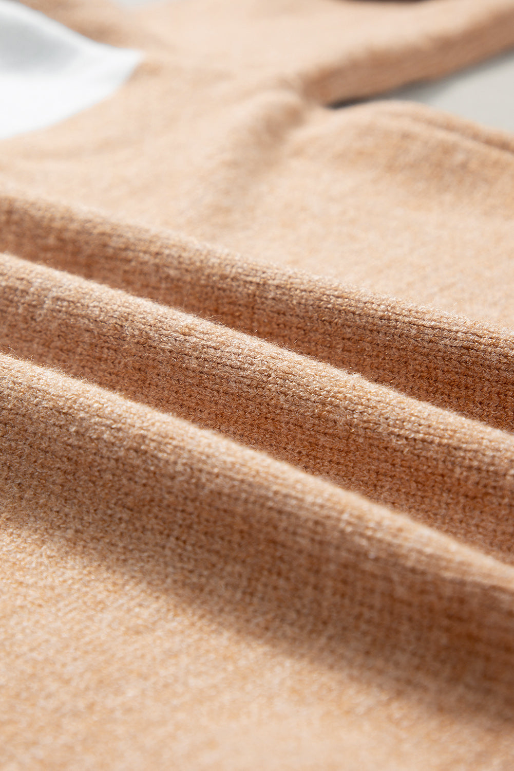 Isabella Colorblock Ribbed Trim Sweater