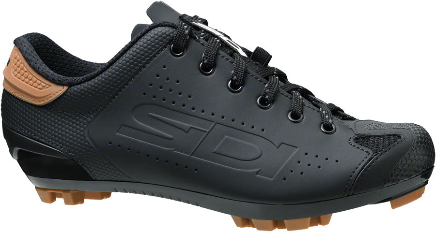 SIDI Dust Shoelace Mountain Clipless Shoes - Men's Black 43.5