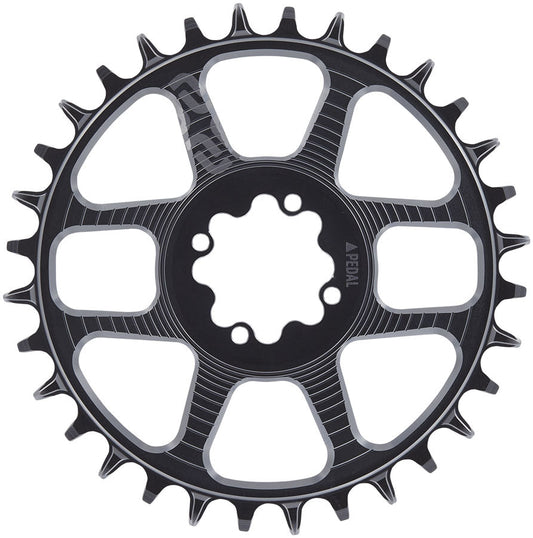 e*thirteen Helix Race 8-Bolt Chainring - 32t 11/12-Speed 3mm Offset 8-Bolt Direct Mount BLK