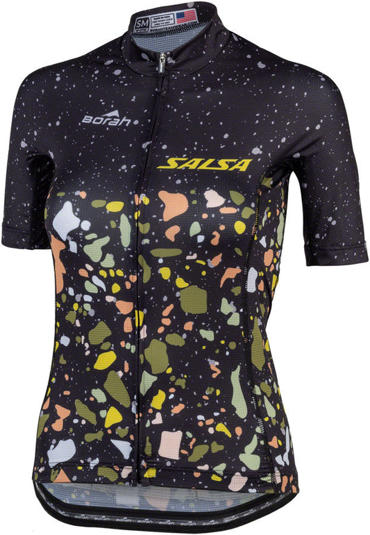 Salsa Women's Terrazzo Aero Jersey - Large Black