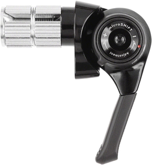 microSHIFT BS-G10-R Right Bar End Shifter - 10-Speed Compatible Sword Advent X 10-Speed Derailleurs BLK