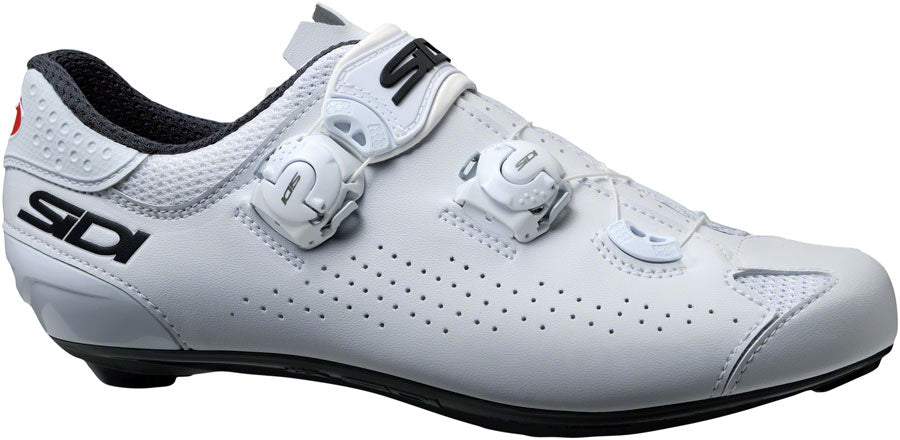 SIDI Genius 10  Road Shoes - Men's White/White 43.5