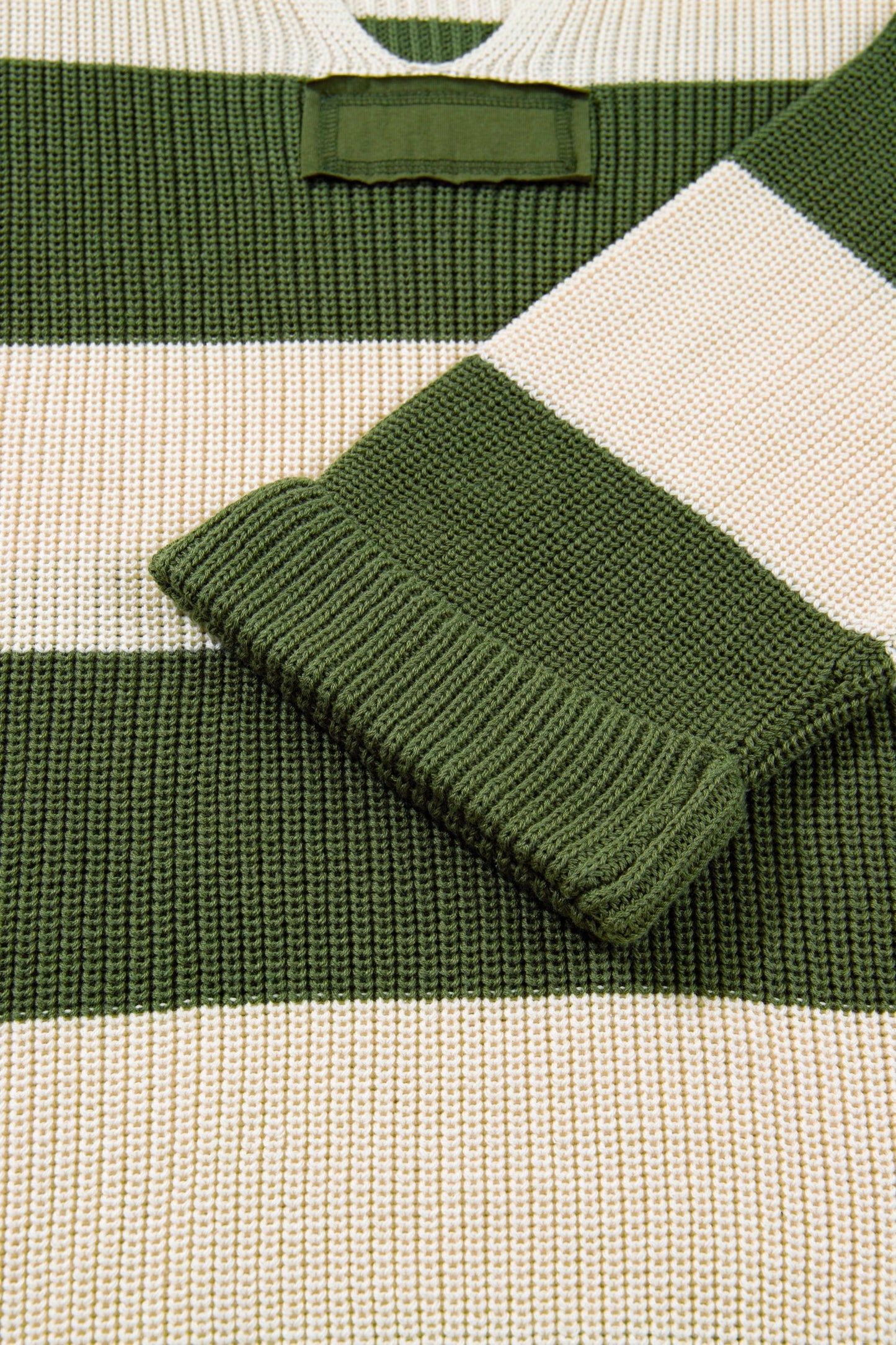 Violet Stripe Colorblock Notched PLUS Sweater