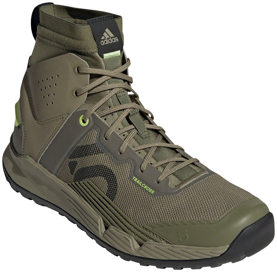 Five Ten Trailcross Mid Pro Flat Shoes - Men's Orbit Green/Core BLK/Pulse Lime 8.5