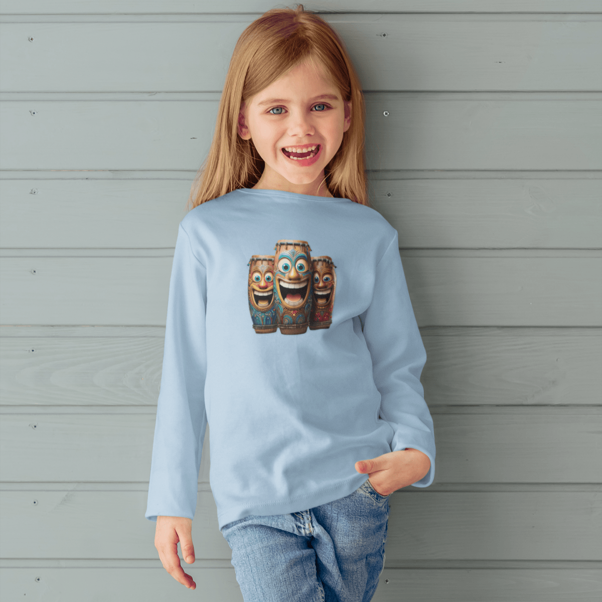 Tiki T | Toddler Long Sleeve Tee