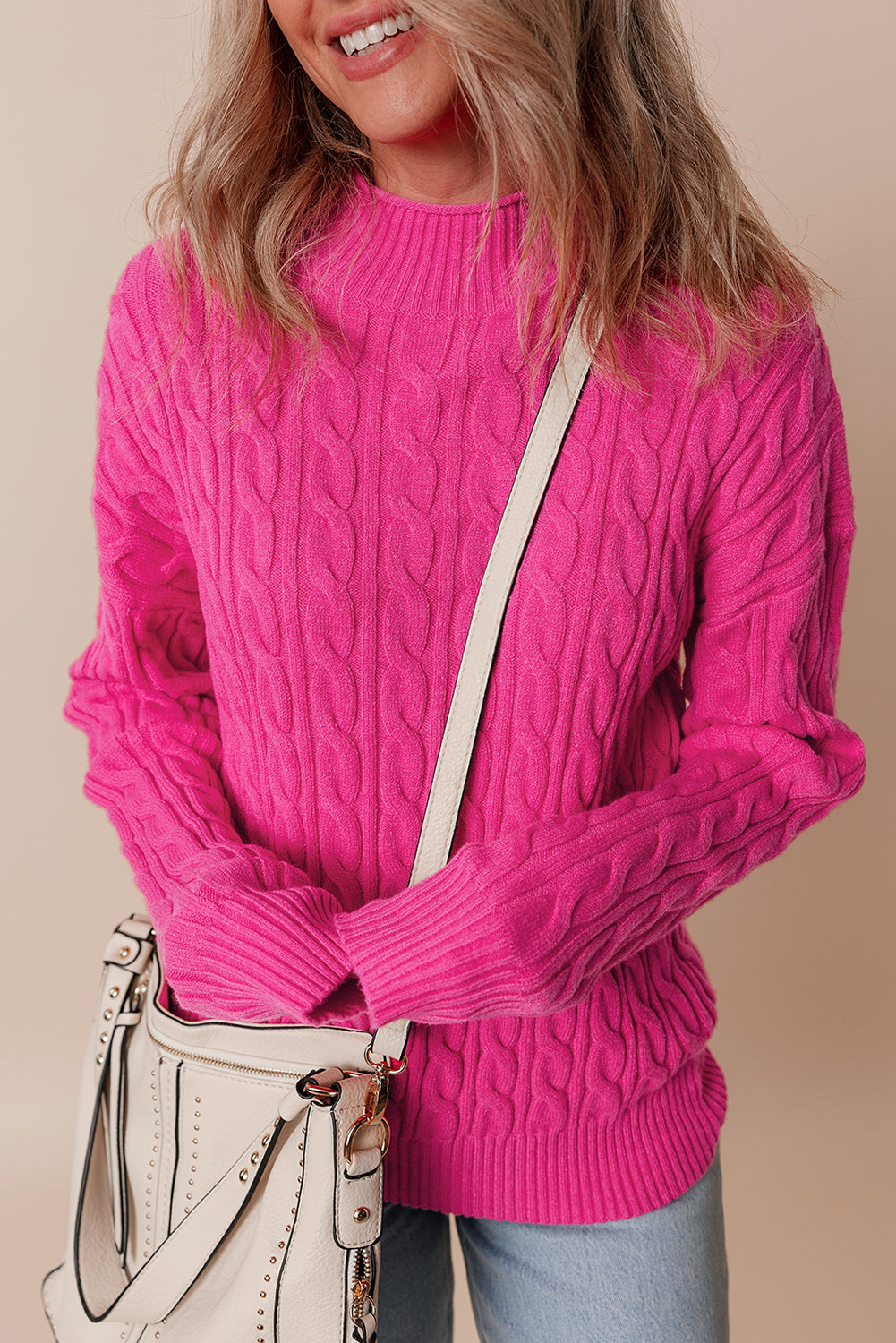 Lola High Drop Shoulder Sweater