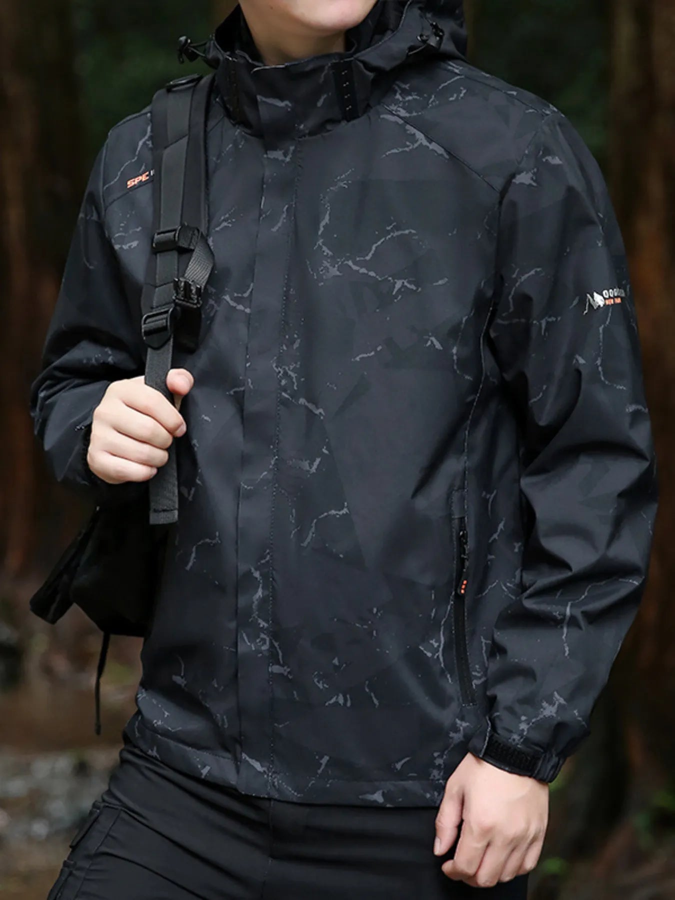 Men's Regular and Plus Size Windproof Outdoor Jacket