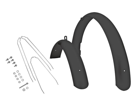 Electra Cruiser 26 Aluminum Men Matte Black Set Fender