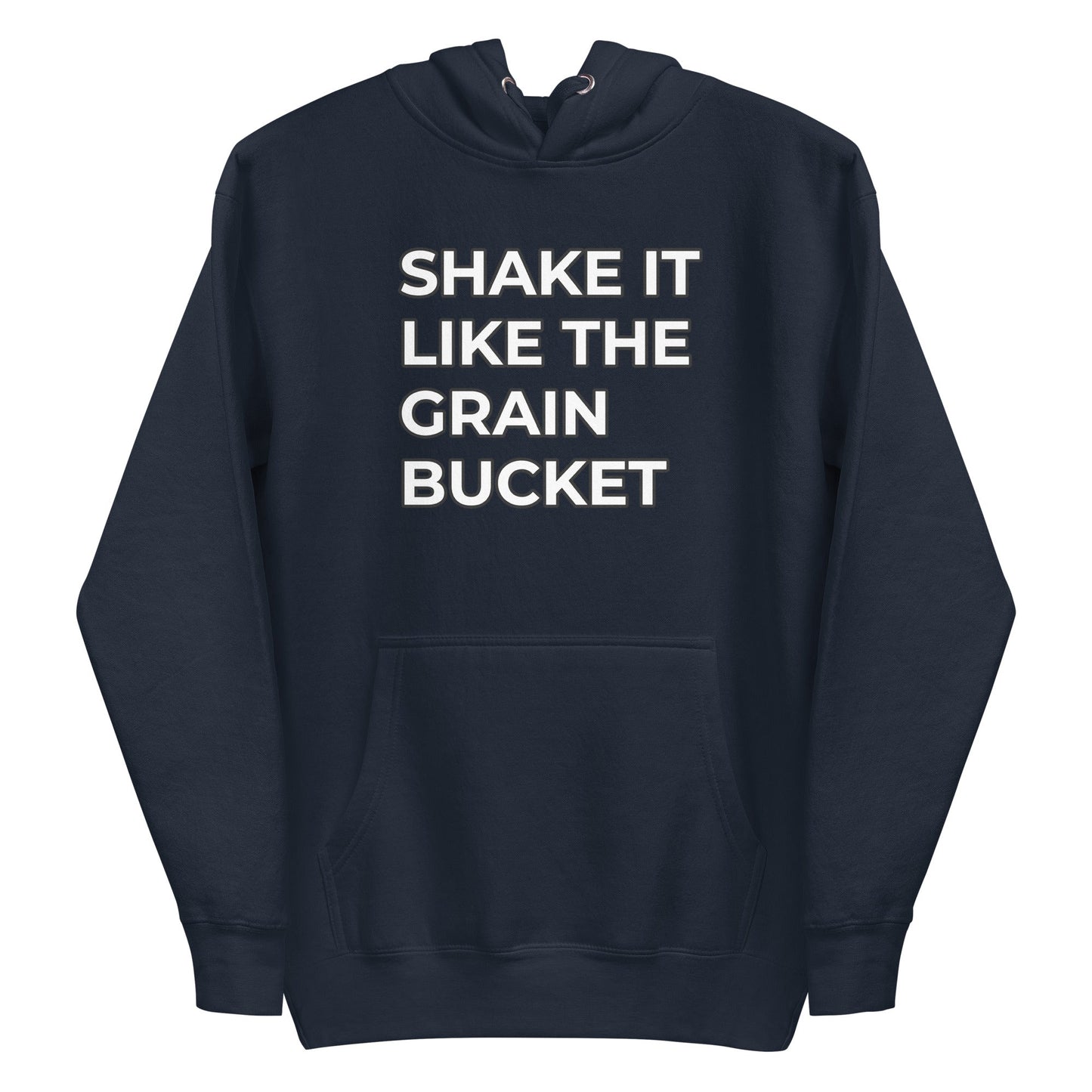 Unisex Shake It Like The Grain Bucket Cotton Hoodie