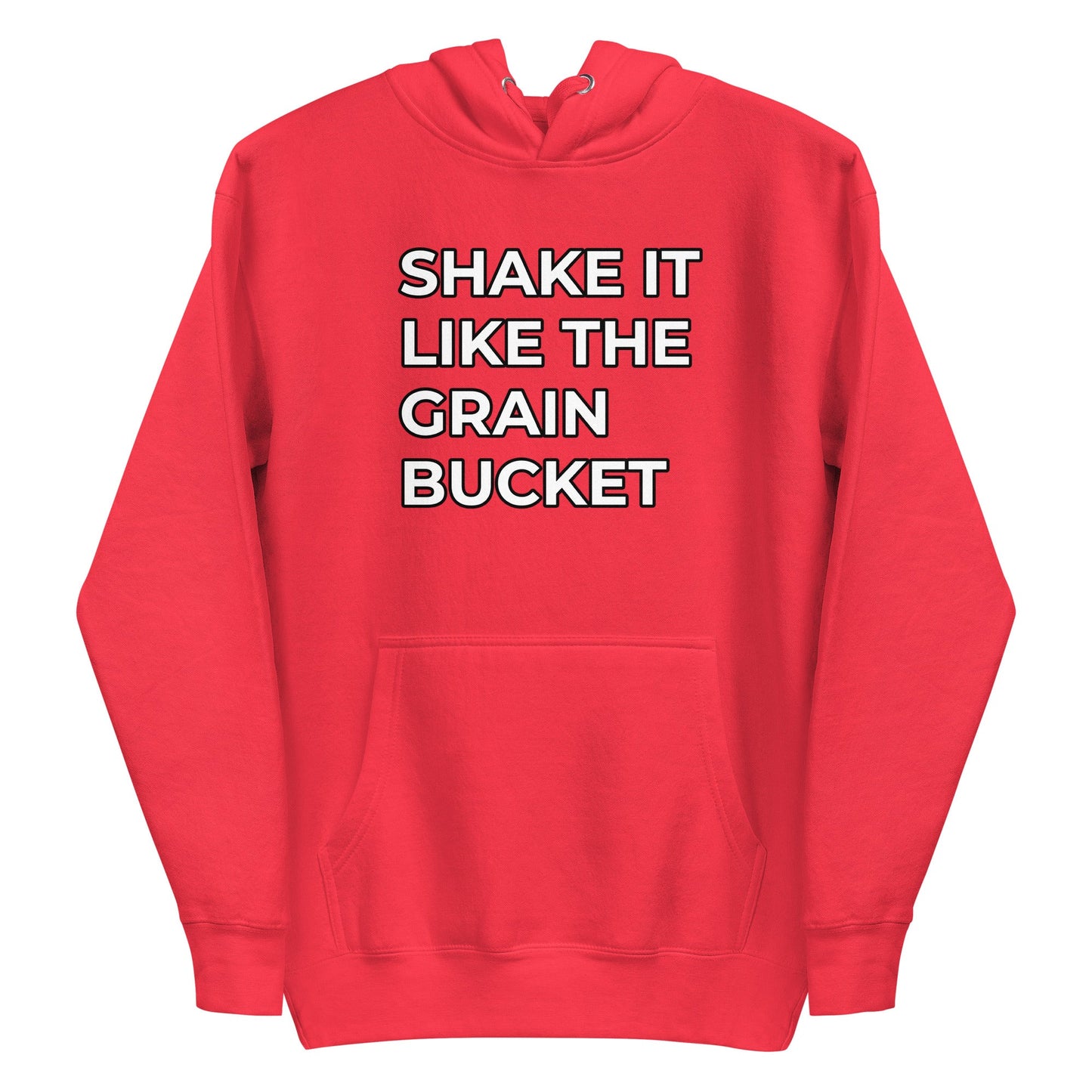 Unisex Shake It Like The Grain Bucket Cotton Hoodie