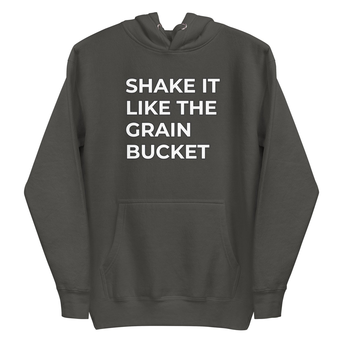 Unisex Shake It Like The Grain Bucket Cotton Hoodie