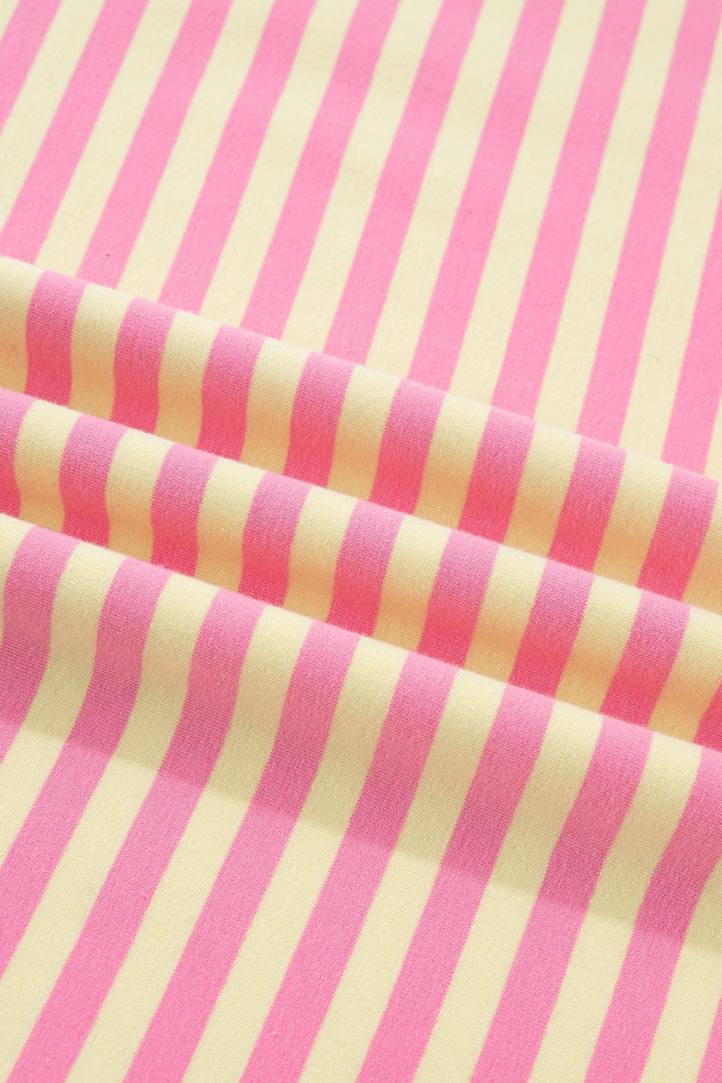 Plus Size Stripe Boxy Tee & Drawstring Short Set