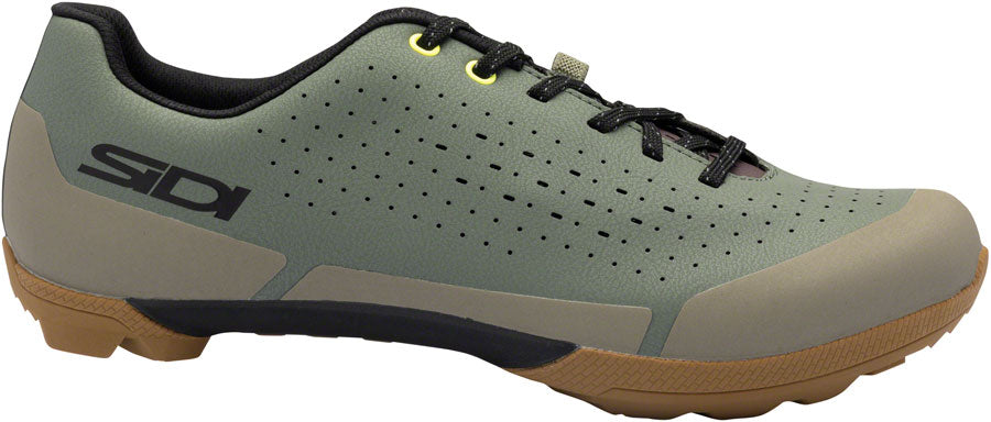 SIDI Asper Laces Gravel Shoes - Men's Military 44.5 Millennium Fit