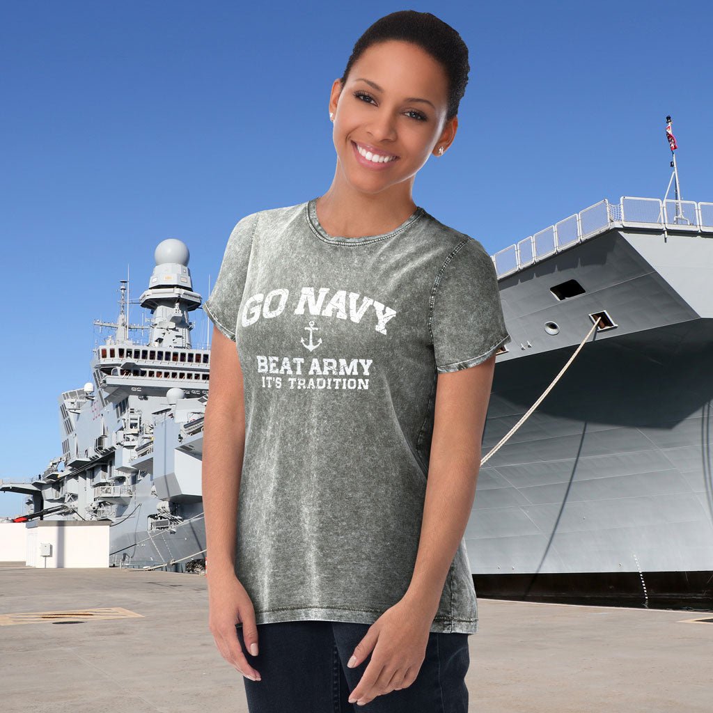 Go Navy Denim T-Shirt | Beat Army | It's Tradition