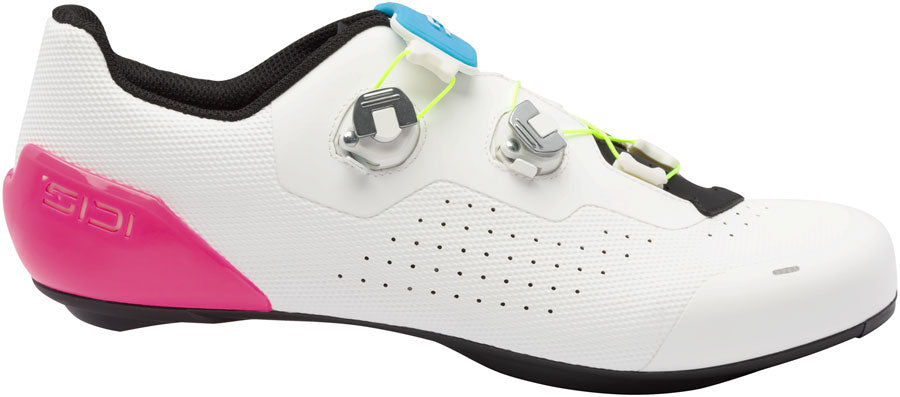 SIDI Genius X WYVE Road Shoes - Men's White Fluo 40.5