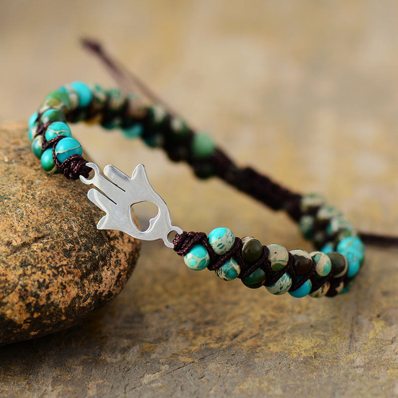 Turquoise Beaded Bracelet - 2 Styles