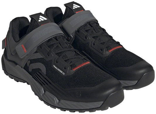 Five Ten Trailcross Mountain Clipless Shoes - Men's Core BLK/Gray Three/Red 12.5