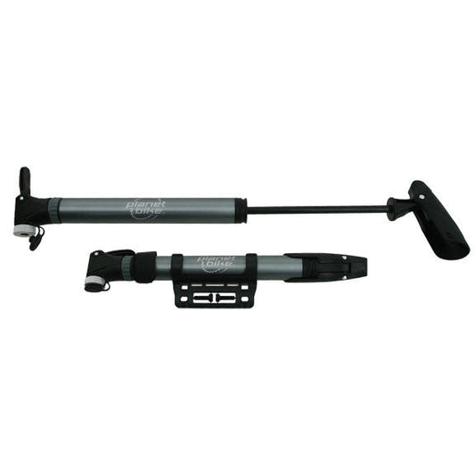 Planet Bike Ozone Aluminum Mini Pump Gray