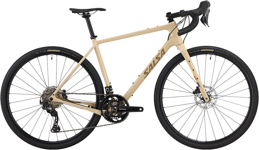 Salsa Warbird C GRX 820 2x12 Bike - 700c Carbon Tan 57.5cm